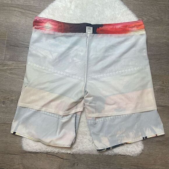 Hang Ten Mens Swim Trunks Size XL Board Shorts Lined Hawaiian Babymoon - Picture 9 of 13
